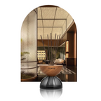 Breath Wood Smoked Glass Reed Diffuser with Aroma Oil