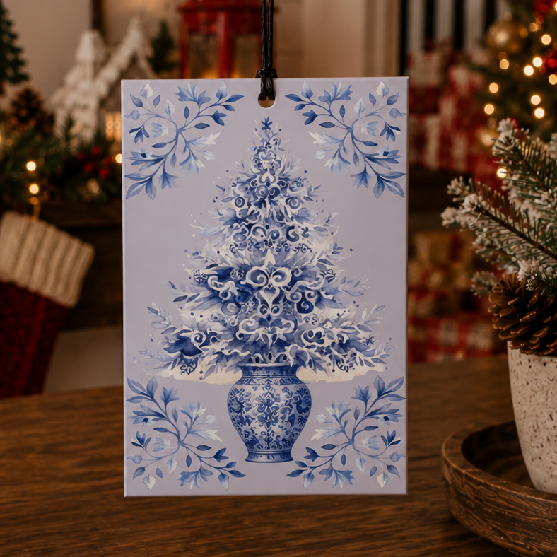Blue Tree Freshie - Hanging Vehicle Air Freshener — Select Your Scent