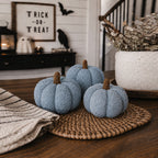 Handmade Plush Cotton Filled Blair Pumpkin — Select Your Color and Size