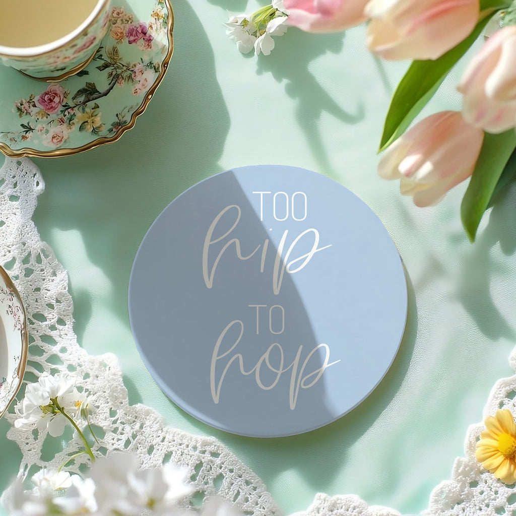Easter + Spring Ceramic Coasters — Select Your Pack & Style