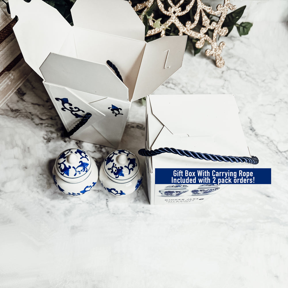 Blue & White Ginger Jar Salt & Pepper Shakers