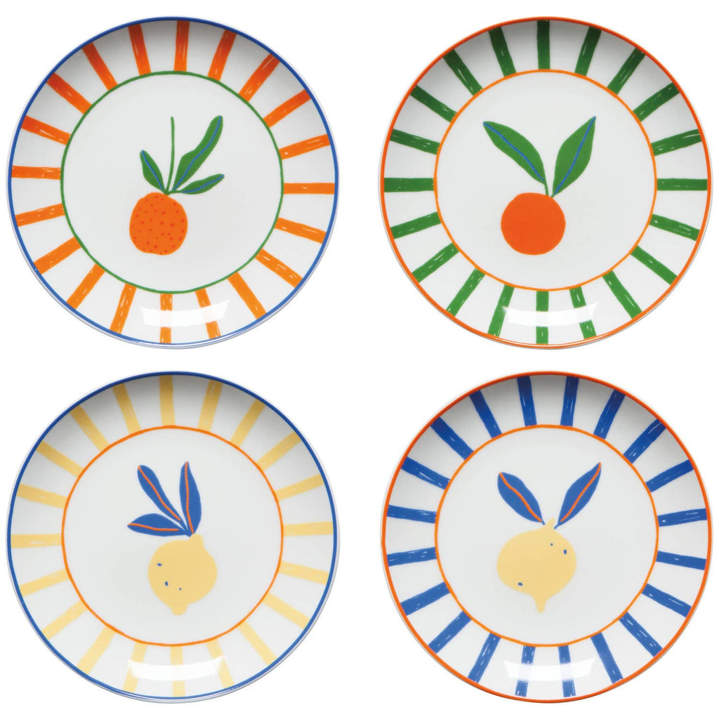 Citrus Burst Mini Plates — Choose Your Color