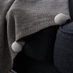 Casablanca Pom Pom Throw Blanket — Select Your Color