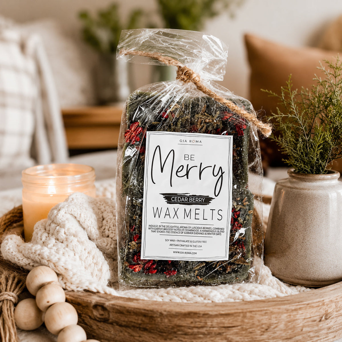 Cedar Berry XL Wax Melts — Select Your Label