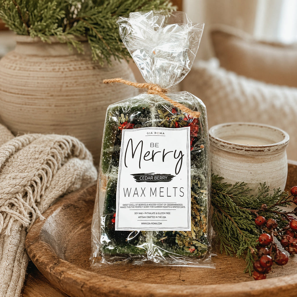 Cedar Berry XL Wax Melts — Select Your Label