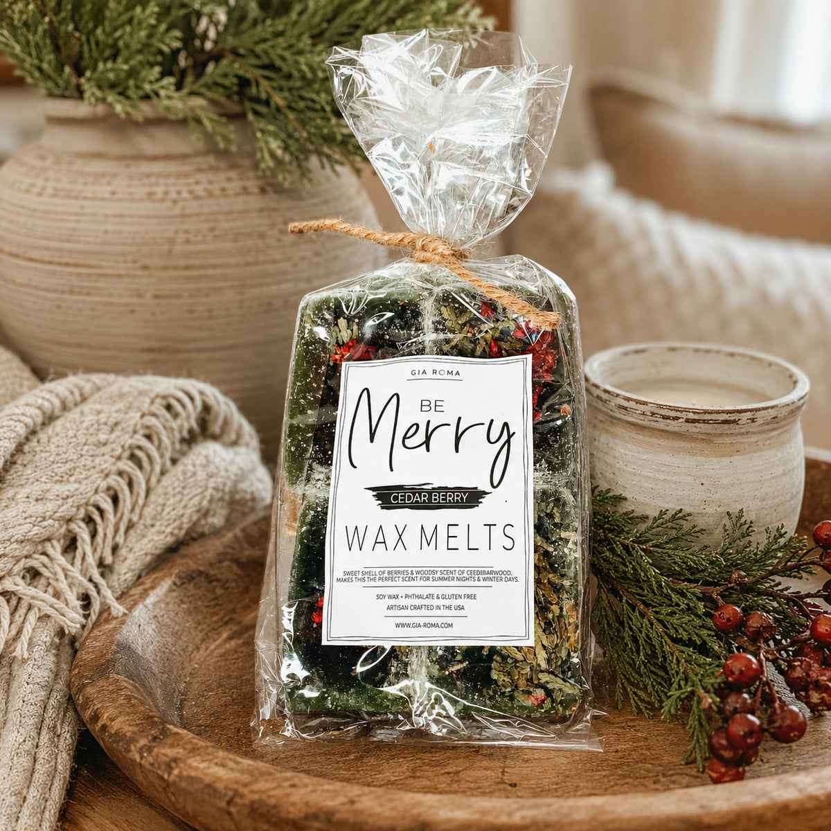 Cedar Berry XL Wax Melts — Select Your Label