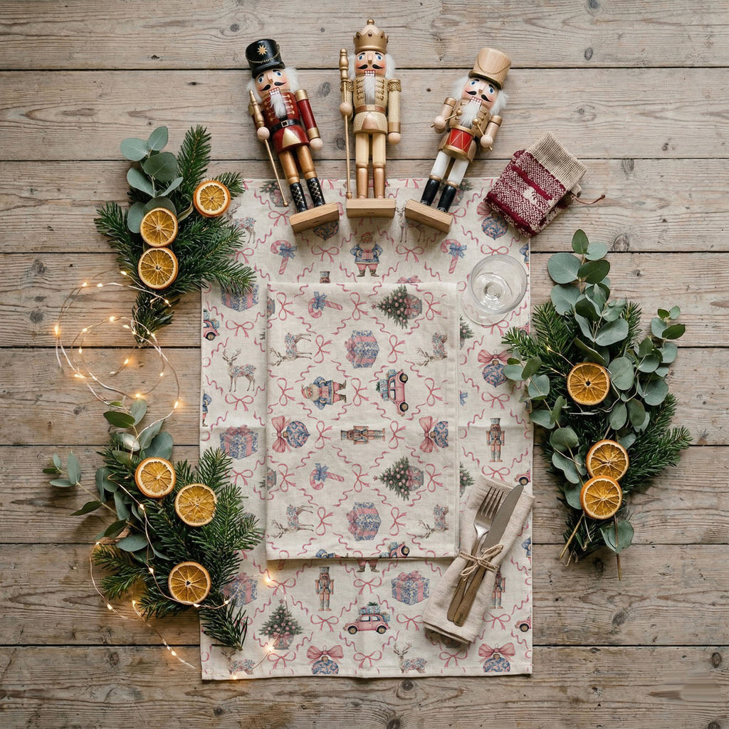 Chinoiserie Christmas Kitchen Towel