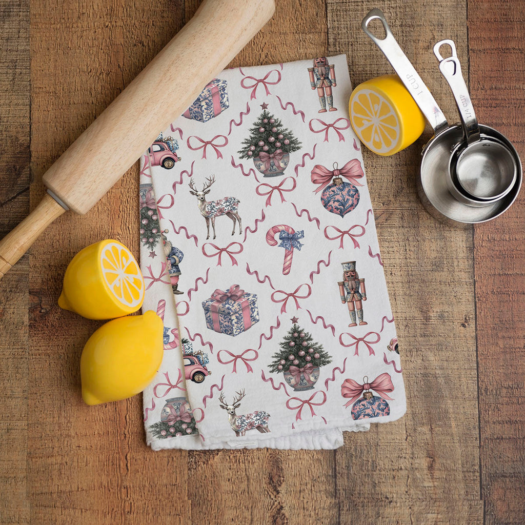 Chinoiserie Christmas Kitchen Towel