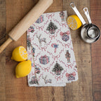 Chinoiserie Christmas Kitchen Towel