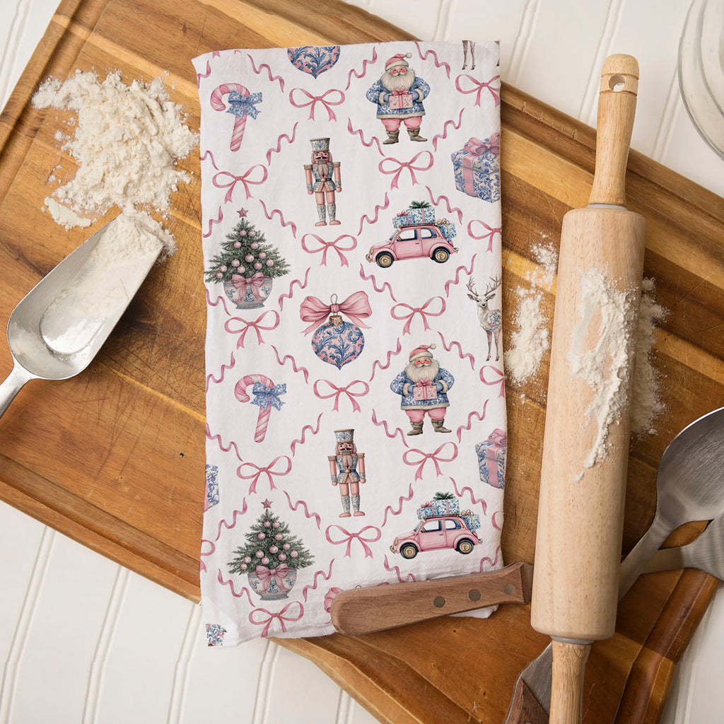 Chinoiserie Christmas Kitchen Towel