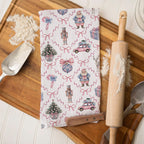 Chinoiserie Christmas Kitchen Towel