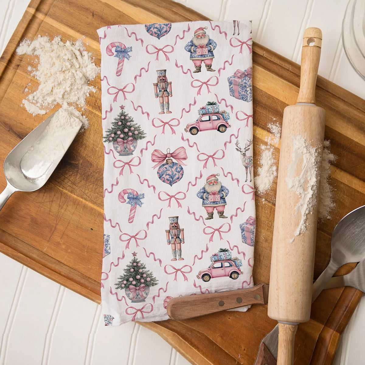 Chinoiserie Christmas Kitchen Towel