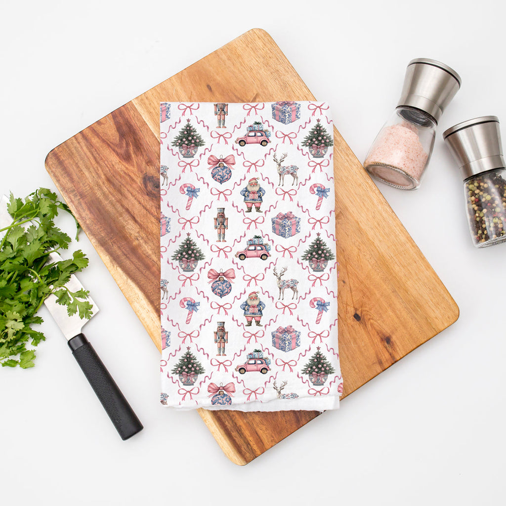 Chinoiserie Christmas Kitchen Towel
