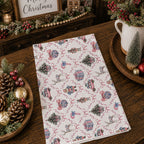 Chinoiserie Christmas Kitchen Towel