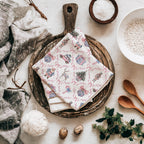 Chinoiserie Christmas Kitchen Towel