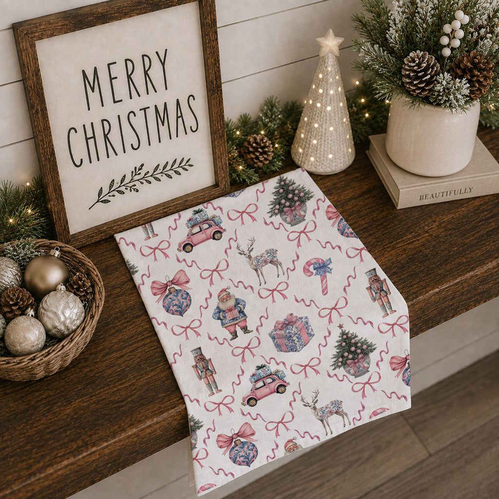 Chinoiserie Christmas Kitchen Towel