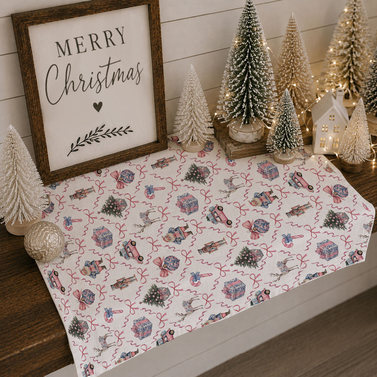 Chinoiserie Christmas Kitchen Towel