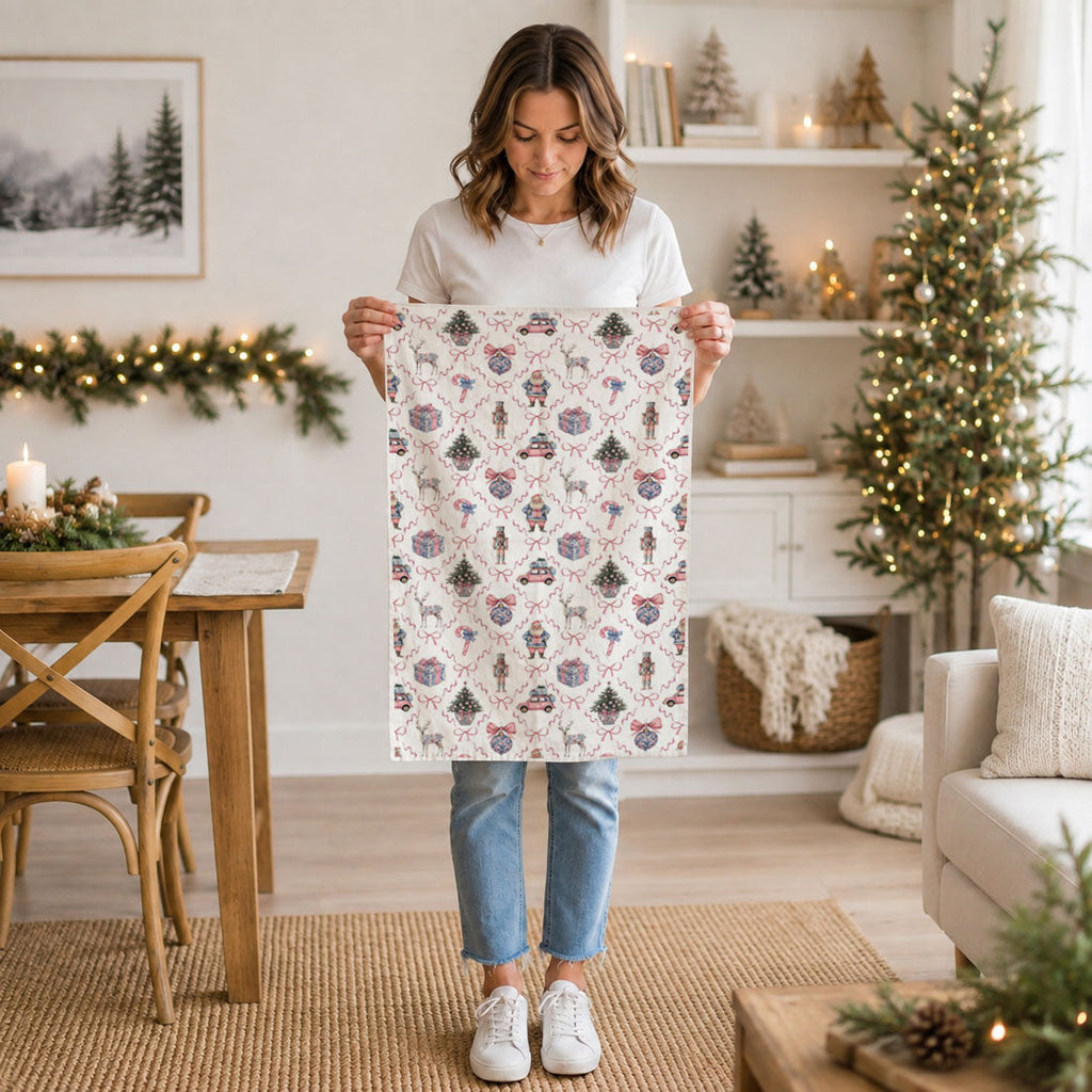 Chinoiserie Christmas Kitchen Towel