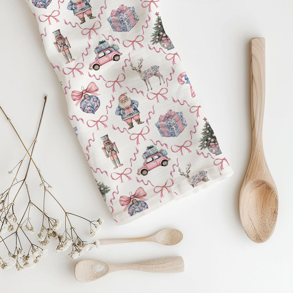Chinoiserie Christmas Kitchen Towel