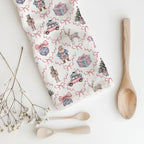 Chinoiserie Christmas Kitchen Towel