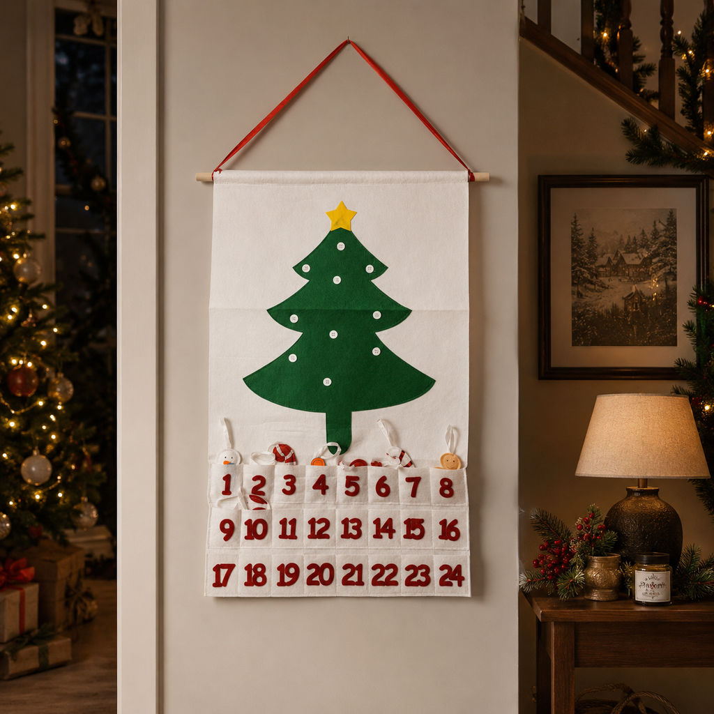 Handmade Felt Christmas Advent Calendar