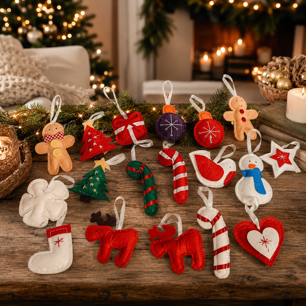 Handmade Felt Christmas Advent Calendar