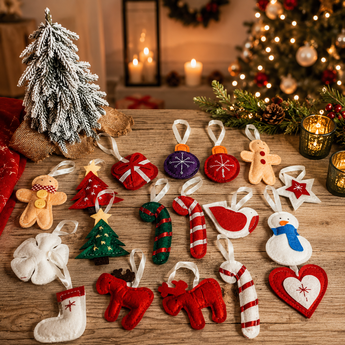 Handmade Felt Christmas Advent Calendar