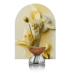 Breath Wood Transparent Glass Reed Diffuser with Aroma Oil