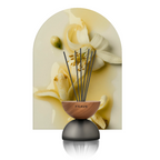 Breath Wood Frosted Glass Reed Diffuser with Aroma Oil