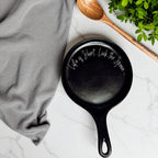 Cursive "Life is Short...Lick the Spoon" Spoon Rest & Wooden Spoon — Select Your Color & Spoon