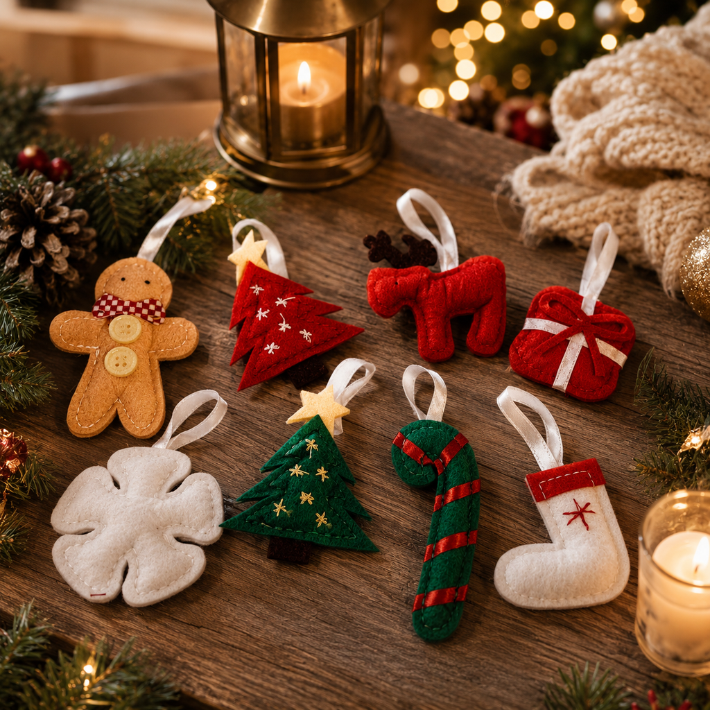 Handmade Felt Christmas Advent Calendar