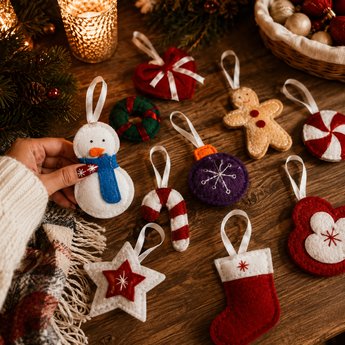 Handmade Felt Christmas Advent Calendar