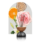 Breath Wood Smoked Glass Reed Diffuser with Aroma Oil