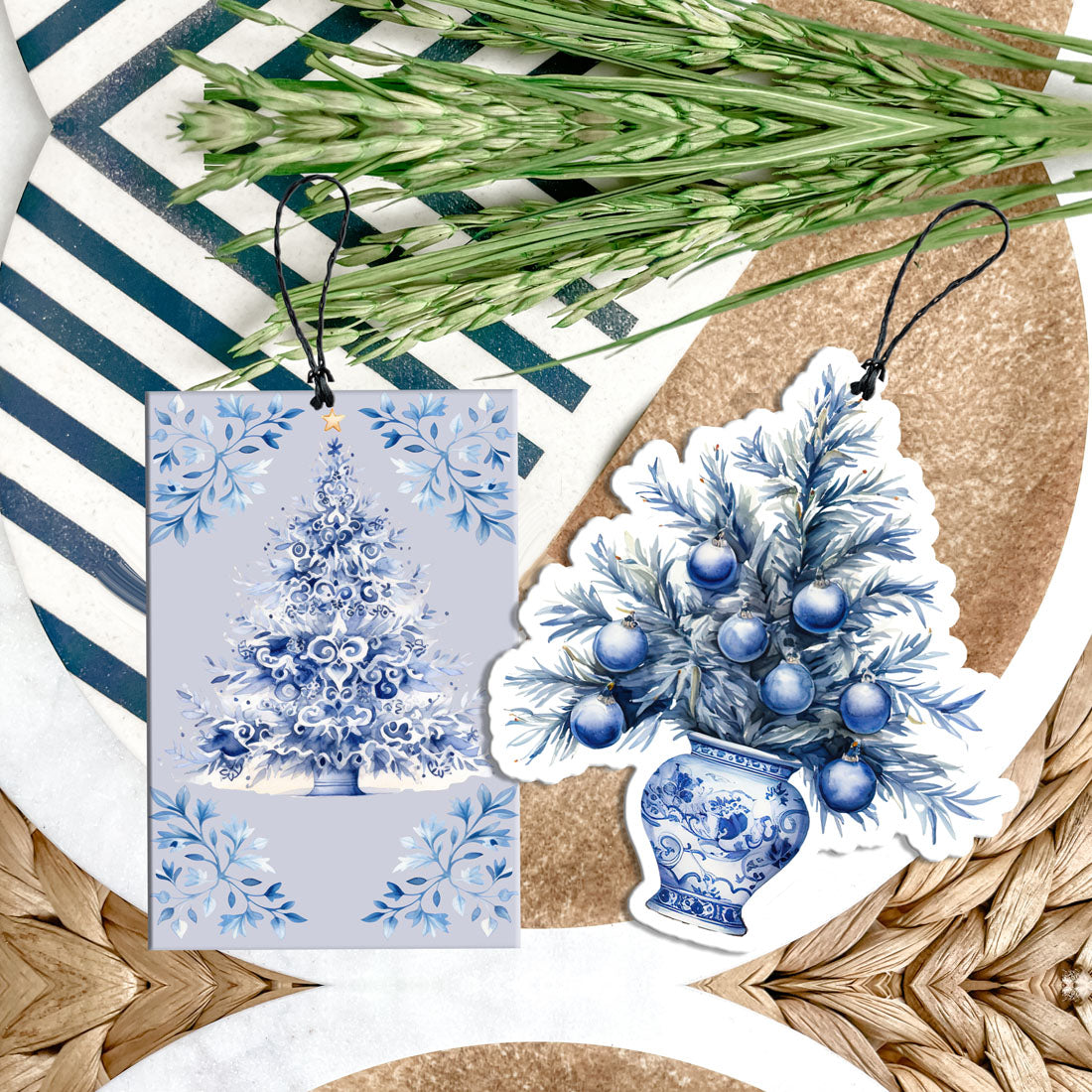 Blue Tree Freshie - Hanging Vehicle Air Freshener — Select Your Scent