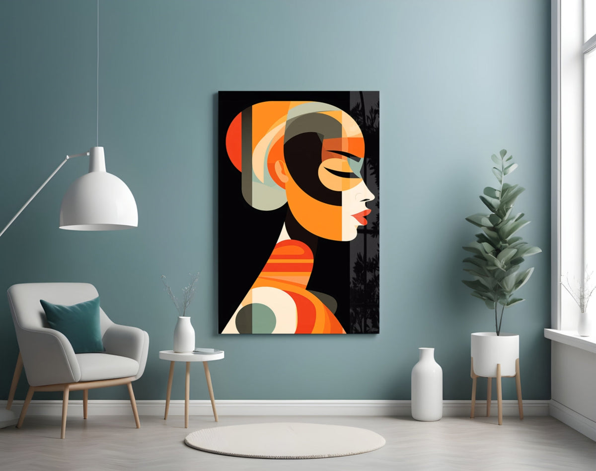 She Glass Wall Art || Designer Collection