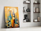 Bottles Glass Wall Art || Designer Collection