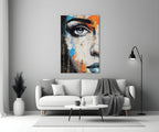 Half Portrait Glass Wall Art || Designer Collection
