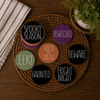 Ceramic Halloween Coasters — Select Your Pack & Style