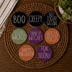Ceramic Halloween Coasters — Select Your Pack & Style