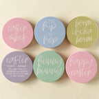 Easter + Spring Ceramic Coasters — Select Your Pack & Style