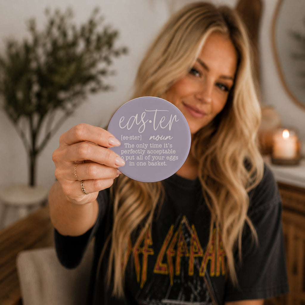 Easter + Spring Ceramic Coasters — Select Your Pack & Style