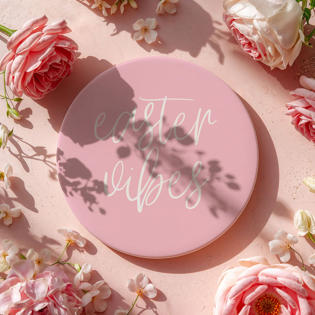 Easter + Spring Ceramic Coasters — Select Your Pack & Style