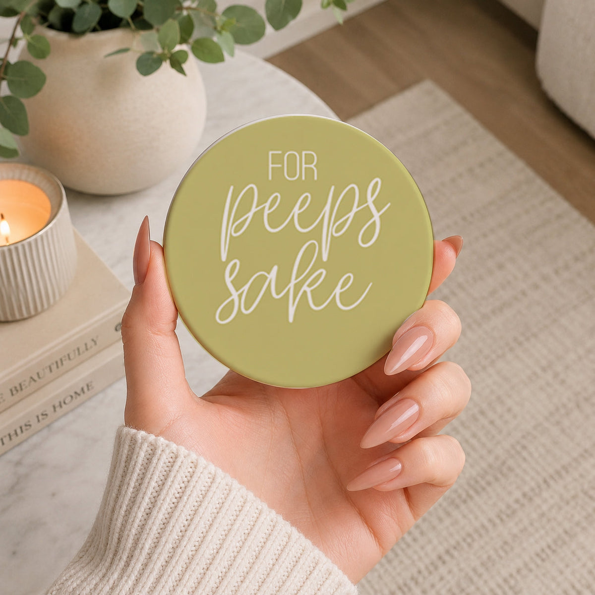 Easter + Spring Ceramic Coasters — Select Your Pack & Style