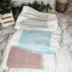 Chevron XL Turkish Cotton Towel — Select Your Color