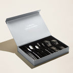Emilia Mirror Finished 18/10 Stainless Steel 20-Piece Flatware Set — Select Your Finish Color