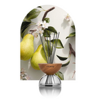 Breath Wood Transparent Glass Reed Diffuser with Aroma Oil