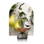 Breath Wood Frosted Glass Reed Diffuser with Aroma Oil