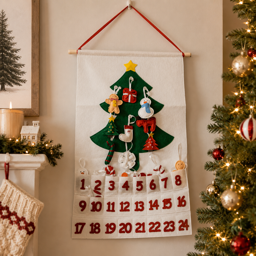 Handmade Felt Christmas Advent Calendar