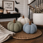 Handmade Plush Cotton Filled Blair Pumpkin — Select Your Color and Size