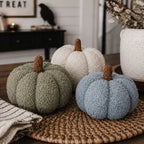 Handmade Plush Cotton Filled Blair Pumpkin — Select Your Color and Size